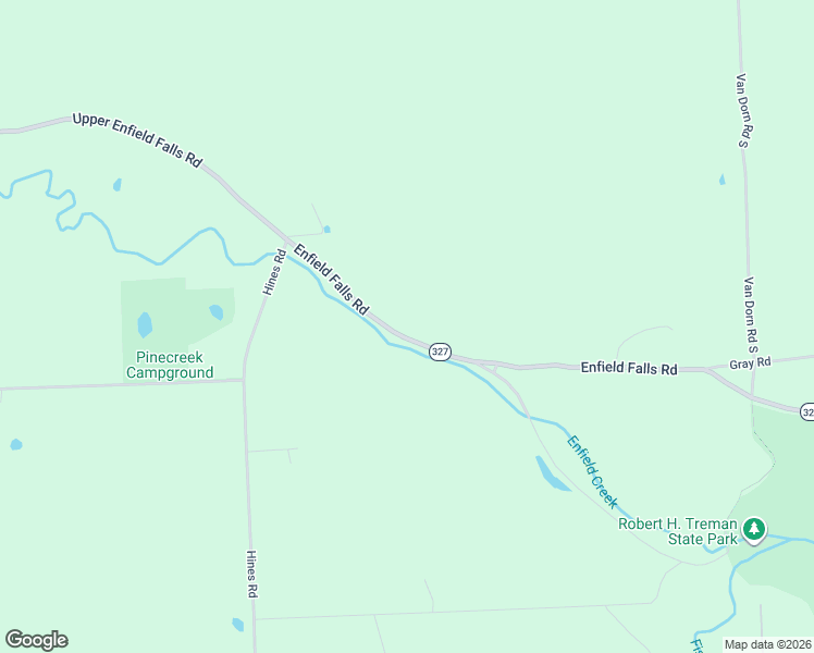 map of restaurants, bars, coffee shops, grocery stores, and more near 750 Enfield Falls Rd in Ithaca