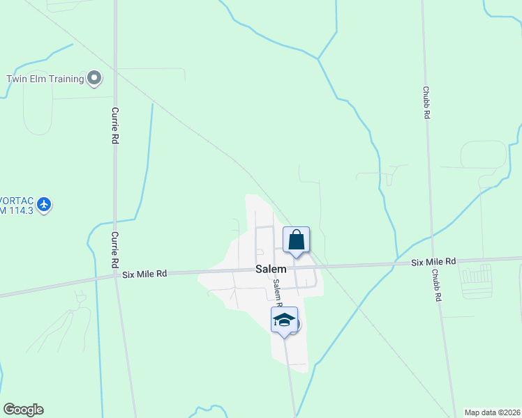 map of restaurants, bars, coffee shops, grocery stores, and more near 8281 Mc Fadden Street in Salem