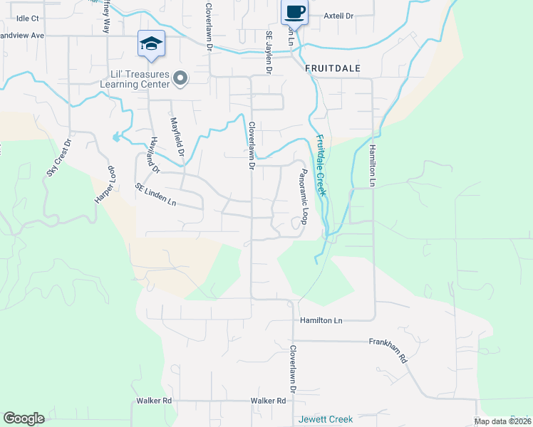 map of restaurants, bars, coffee shops, grocery stores, and more near 103 Southeast Maice Court in Grants Pass