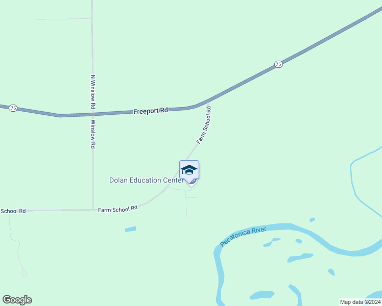 map of restaurants, bars, coffee shops, grocery stores, and more near 10104 Farm School Road in Durand