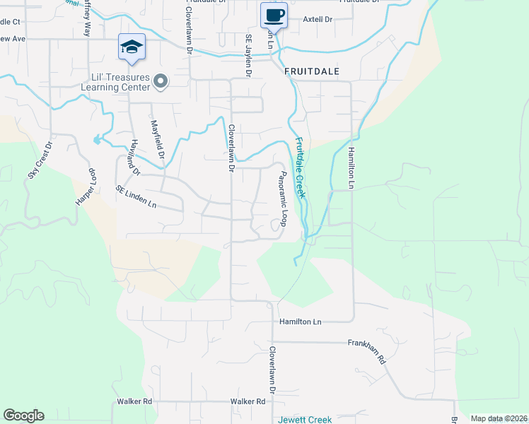 map of restaurants, bars, coffee shops, grocery stores, and more near 2339 Robertson Crest in Grants Pass