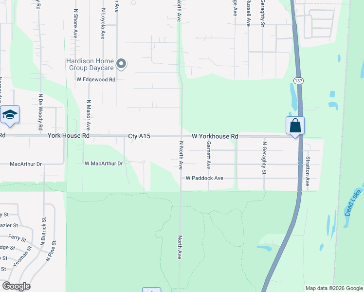 map of restaurants, bars, coffee shops, grocery stores, and more near 37707 North Avenue in Beach Park