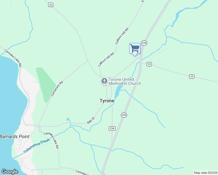 map of restaurants, bars, coffee shops, grocery stores, and more near 3635 Mill St in Dundee