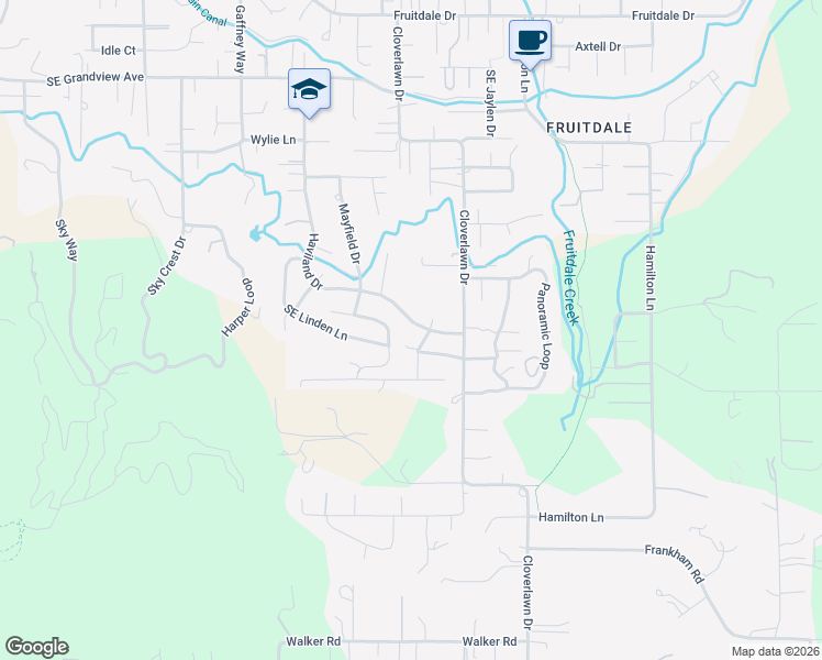 map of restaurants, bars, coffee shops, grocery stores, and more near 2270 Haviland Drive in Grants Pass