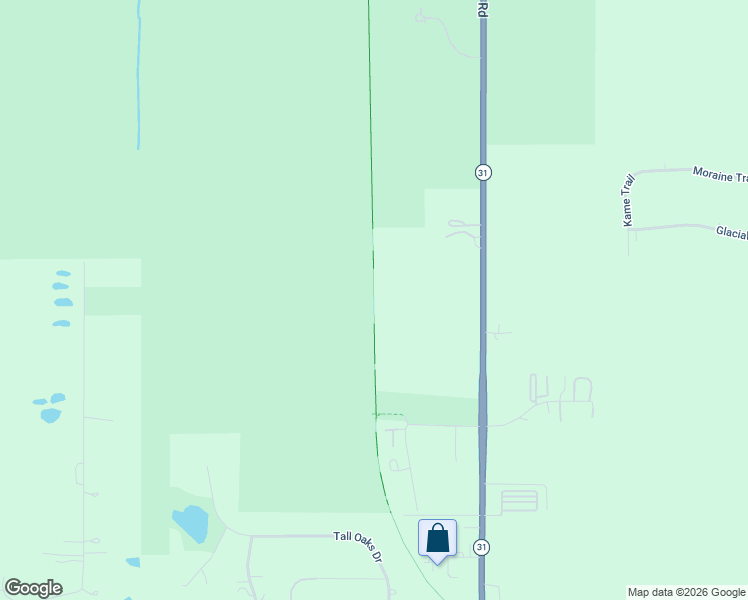 map of restaurants, bars, coffee shops, grocery stores, and more near Prairie Trail in Ringwood