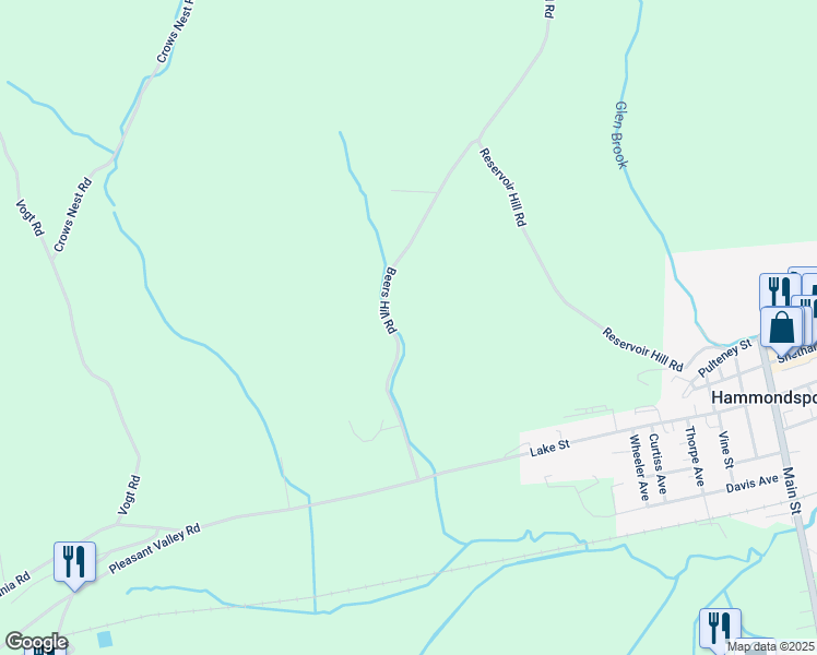 map of restaurants, bars, coffee shops, grocery stores, and more near 8430 Beers Hill Rd in Hammondsport