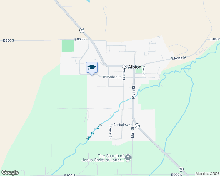 map of restaurants, bars, coffee shops, grocery stores, and more near 273 West Market Street in Albion