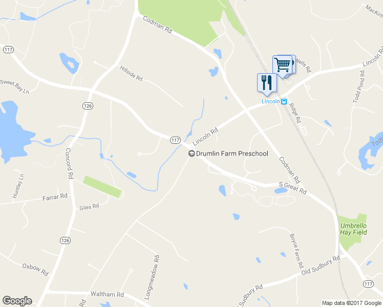 map of restaurants, bars, coffee shops, grocery stores, and more near 218 Lincoln Rd in Lincoln