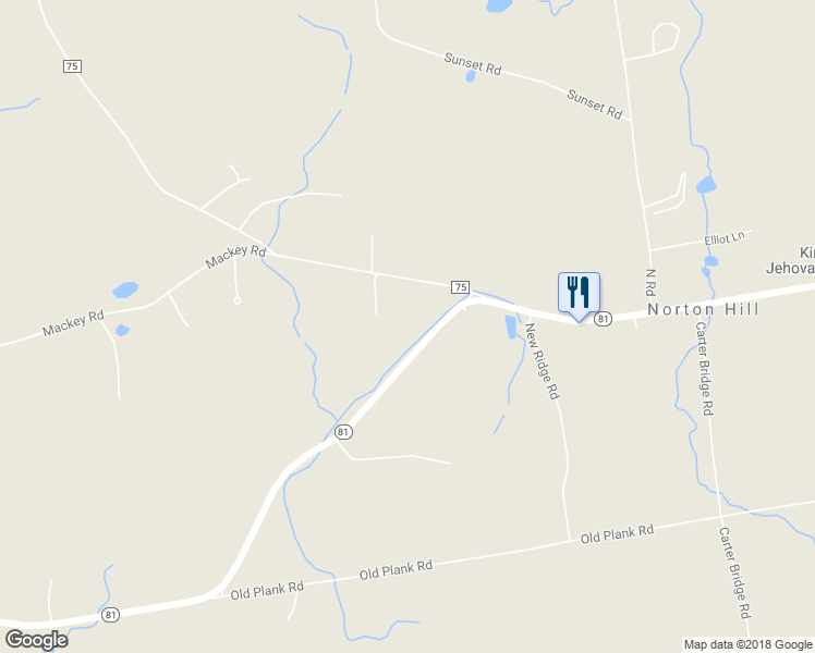 map of restaurants, bars, coffee shops, grocery stores, and more near 6074 New York 81 in Greenville