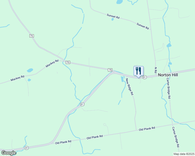 map of restaurants, bars, coffee shops, grocery stores, and more near 6074 State Highway 81 in Greenville