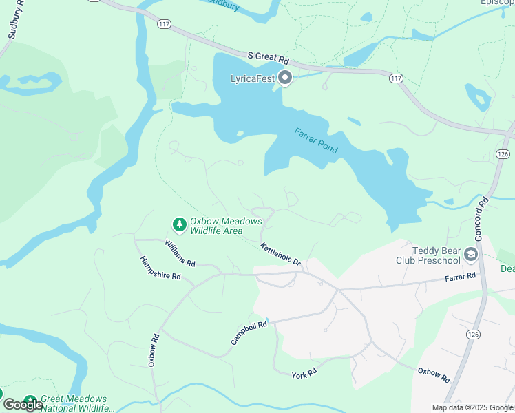 map of restaurants, bars, coffee shops, grocery stores, and more near 125 Chestnut Circle in Lincoln