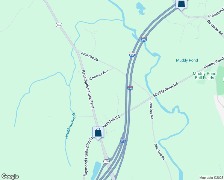 map of restaurants, bars, coffee shops, grocery stores, and more near 18 Dana Hill Road in Sterling