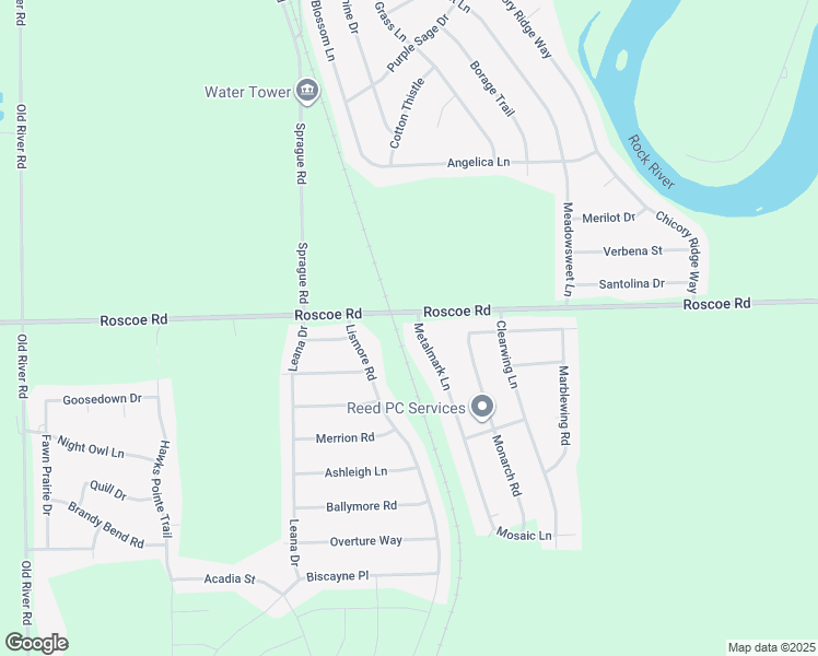 map of restaurants, bars, coffee shops, grocery stores, and more near 10450 Metalmark Lane in Roscoe