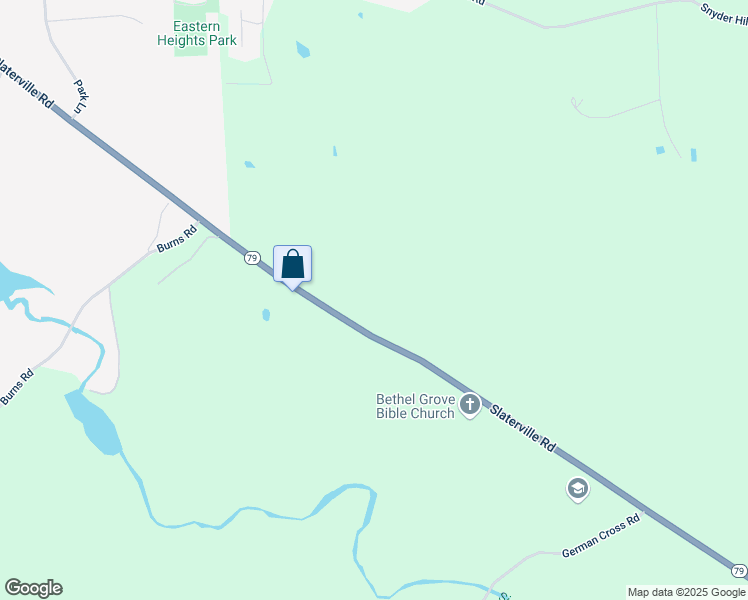 map of restaurants, bars, coffee shops, grocery stores, and more near 1692 Slaterville Road in Ithaca
