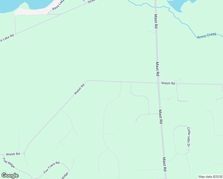 map of restaurants, bars, coffee shops, grocery stores, and more near 7433 Walsh Road in Dexter