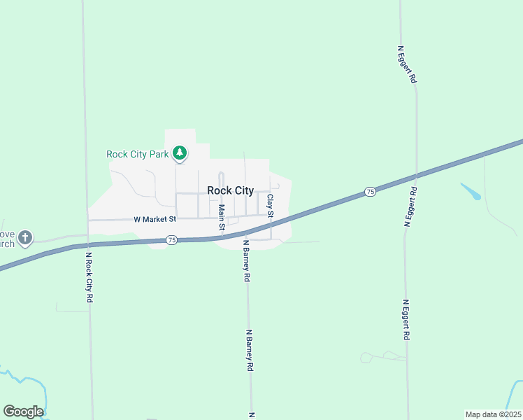 map of restaurants, bars, coffee shops, grocery stores, and more near 104 Clay Street in Rock City