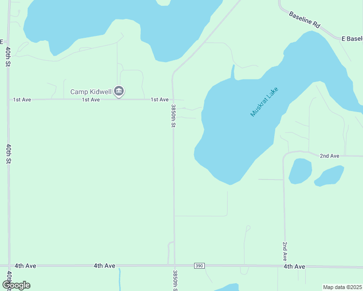 map of restaurants, bars, coffee shops, grocery stores, and more near 01913 3850th Street in Bloomingdale