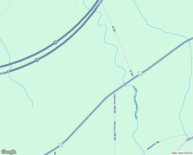 map of restaurants, bars, coffee shops, grocery stores, and more near 5192 Webster Road in Fredonia
