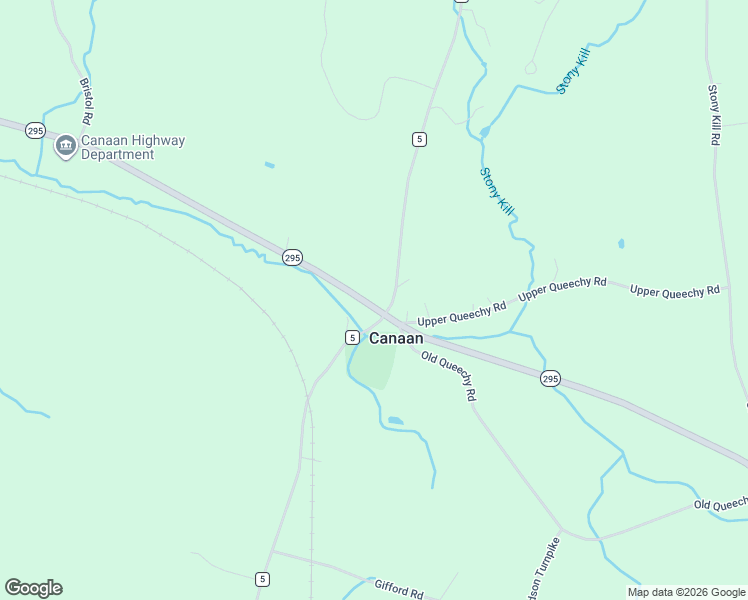 map of restaurants, bars, coffee shops, grocery stores, and more near 23 Post Road in Canaan
