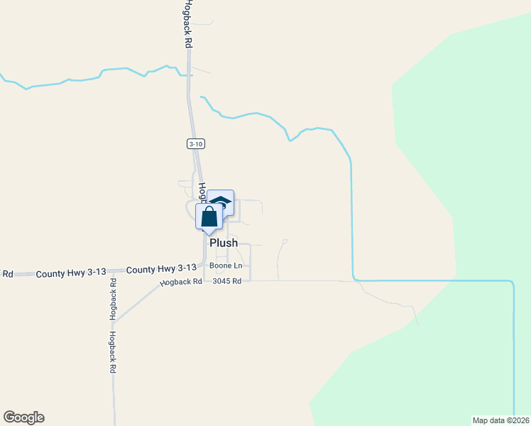 map of restaurants, bars, coffee shops, grocery stores, and more near 18283 Morris Lane in Plush