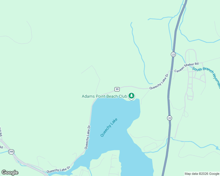 map of restaurants, bars, coffee shops, grocery stores, and more near 199 Queechy Lake Drive in Canaan