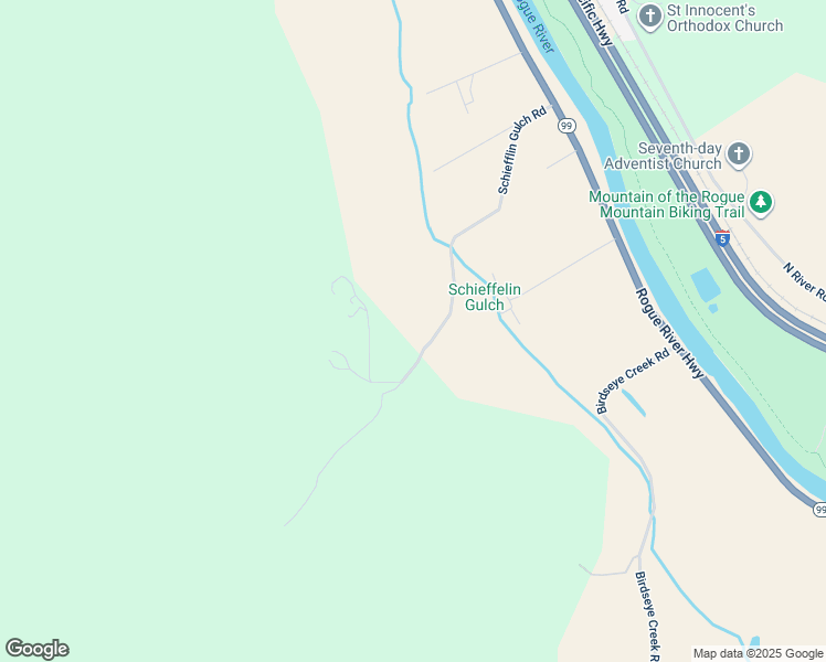 map of restaurants, bars, coffee shops, grocery stores, and more near 575 Schiefflin Gulch Road in Gold Hill