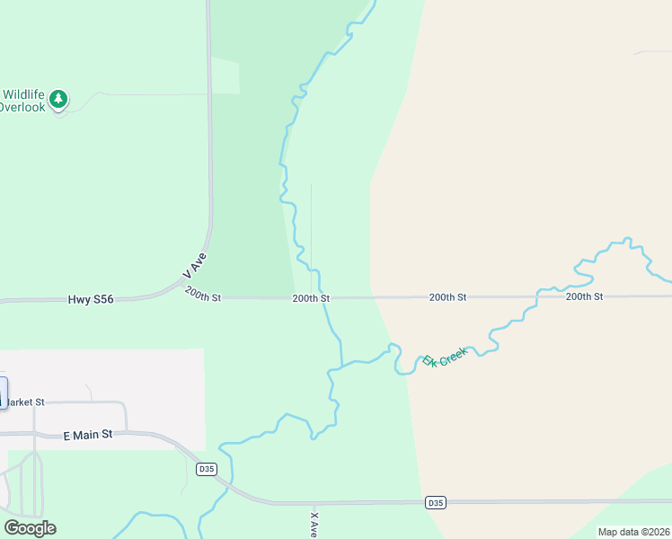 map of restaurants, bars, coffee shops, grocery stores, and more near 33879 200th Street in Steamboat Rock