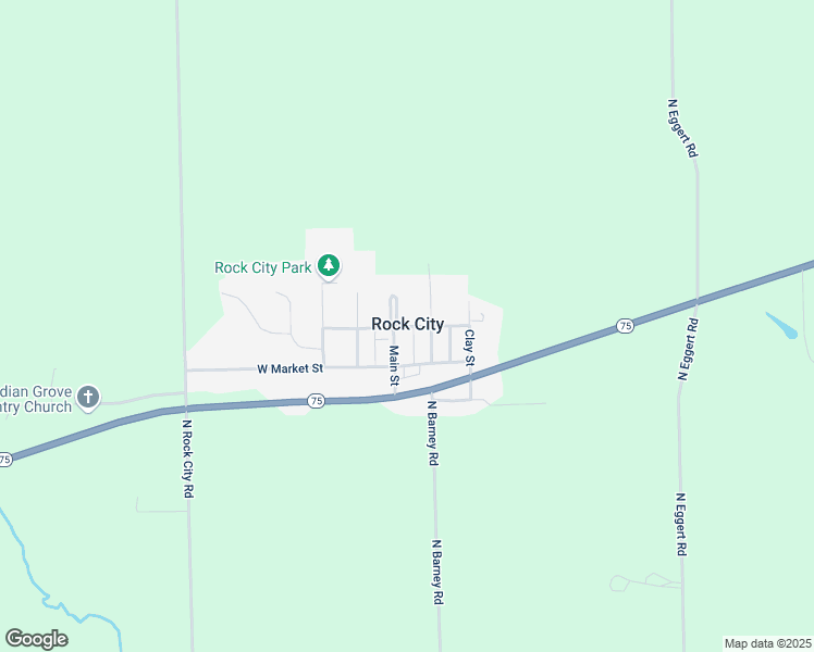 map of restaurants, bars, coffee shops, grocery stores, and more near in Rock City