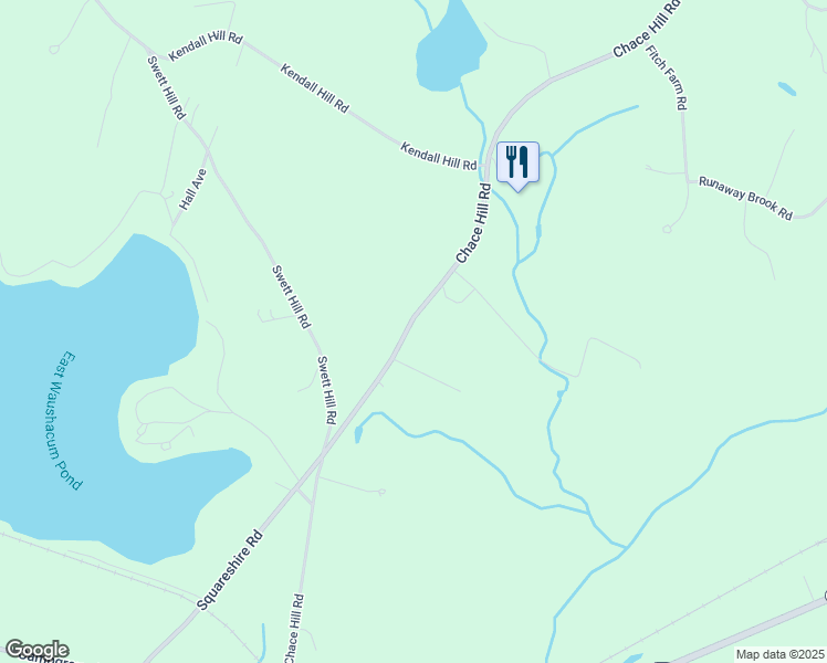 map of restaurants, bars, coffee shops, grocery stores, and more near 85 Chase Hill Road in Sterling