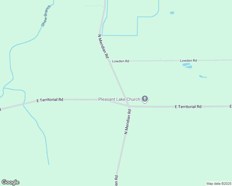 map of restaurants, bars, coffee shops, grocery stores, and more near 12175 North Meridian Road in Pleasant Lake