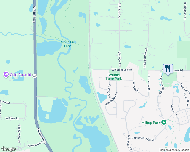 map of restaurants, bars, coffee shops, grocery stores, and more near 15200 West Yorkhouse Road in Wadsworth
