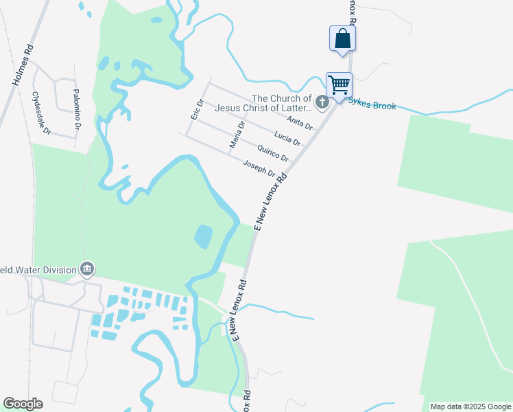 map of restaurants, bars, coffee shops, grocery stores, and more near 606 East New Lenox Road in Pittsfield