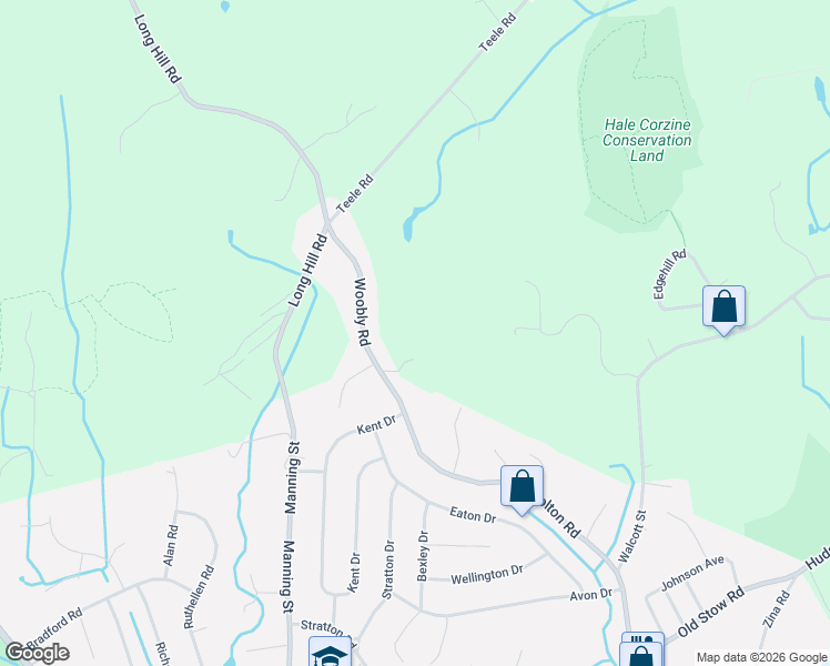 map of restaurants, bars, coffee shops, grocery stores, and more near 66 Woobly Road in Bolton