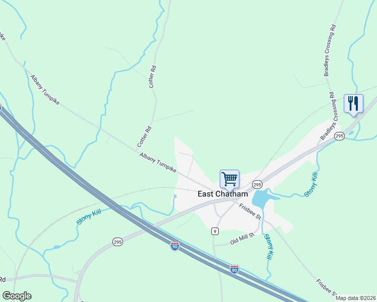 map of restaurants, bars, coffee shops, grocery stores, and more near 34 Decker St in Columbia