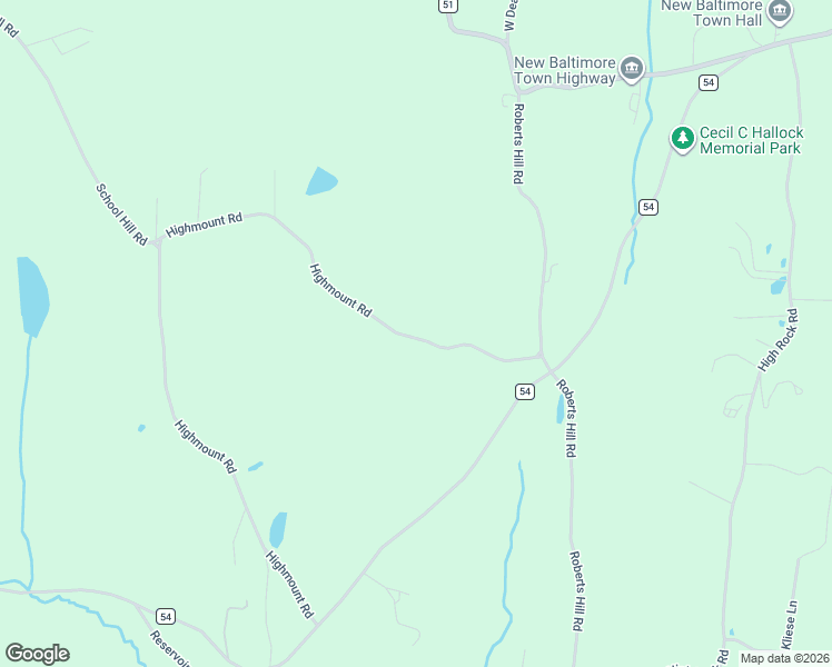 map of restaurants, bars, coffee shops, grocery stores, and more near 25 Highmount Road in Greene County