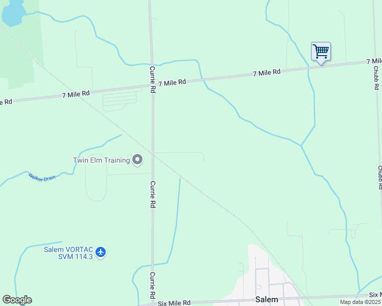 map of restaurants, bars, coffee shops, grocery stores, and more near Glenwood Lane in Northville