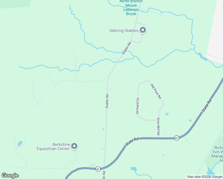 map of restaurants, bars, coffee shops, grocery stores, and more near Dublin Road in Pittsfield