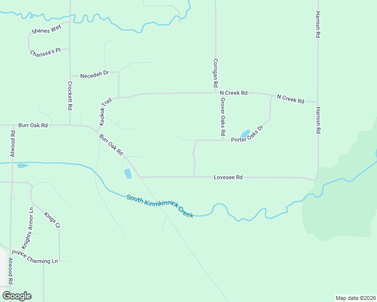 map of restaurants, bars, coffee shops, grocery stores, and more near 10620 Grover Oaks Road in Roscoe