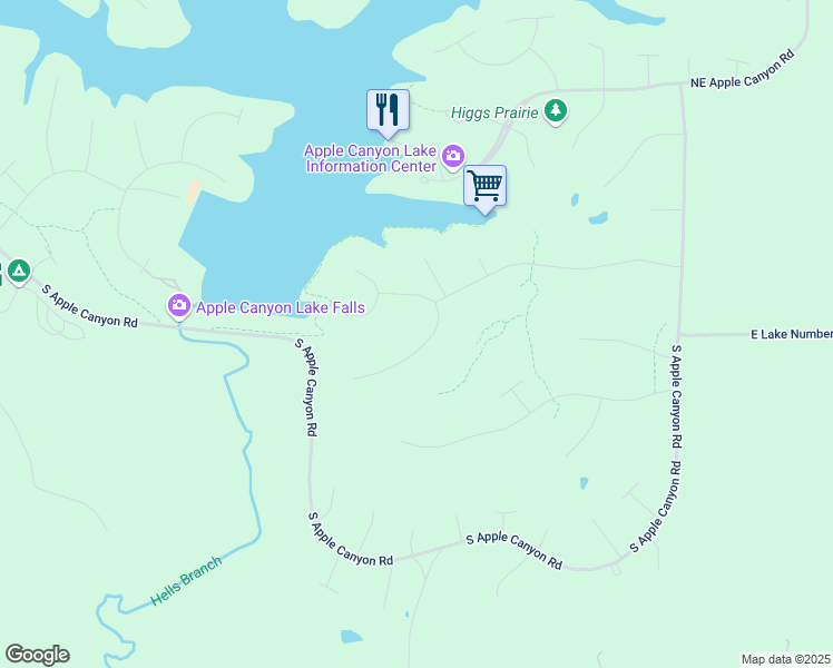 map of restaurants, bars, coffee shops, grocery stores, and more near Falling Sun Drive in Apple River