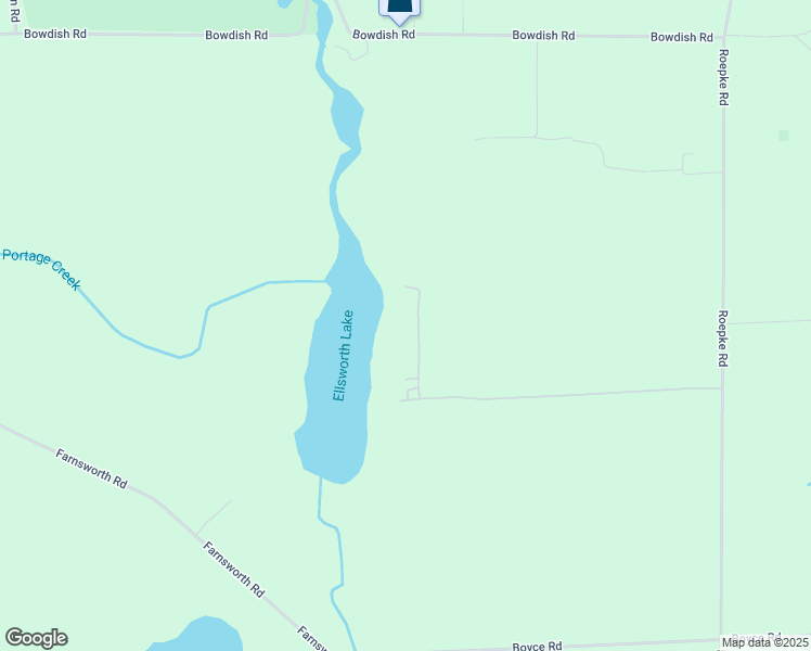 map of restaurants, bars, coffee shops, grocery stores, and more near 244 Ellsworth Lake Drive in Gregory
