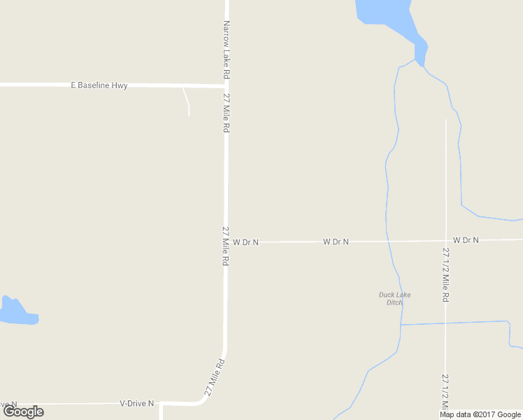 map of restaurants, bars, coffee shops, grocery stores, and more near 23662 27 Mile Road in Springport