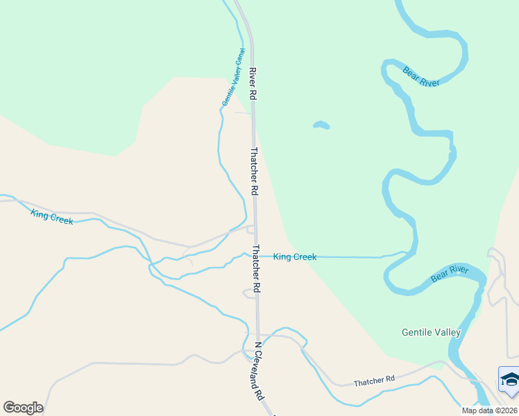 map of restaurants, bars, coffee shops, grocery stores, and more near 17535 North Cleveland Road in Grace