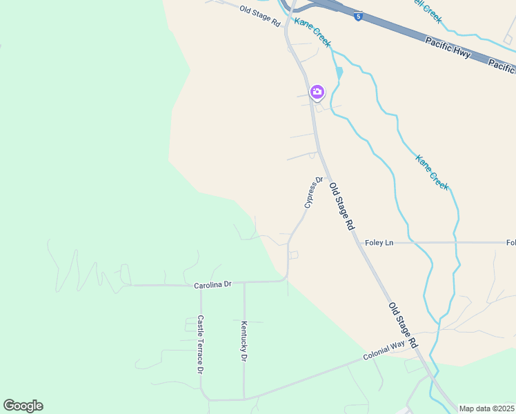 map of restaurants, bars, coffee shops, grocery stores, and more near 6749 Cypress Drive in Central Point