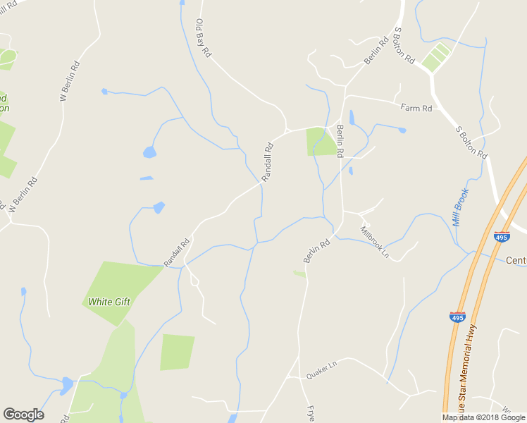 map of restaurants, bars, coffee shops, grocery stores, and more near 92 Randall Road in Bolton