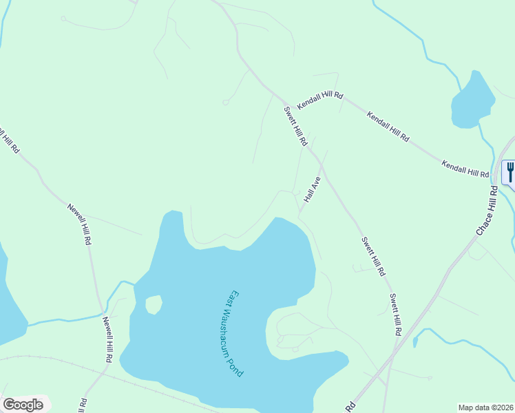 map of restaurants, bars, coffee shops, grocery stores, and more near 2 North Cove Road in Sterling