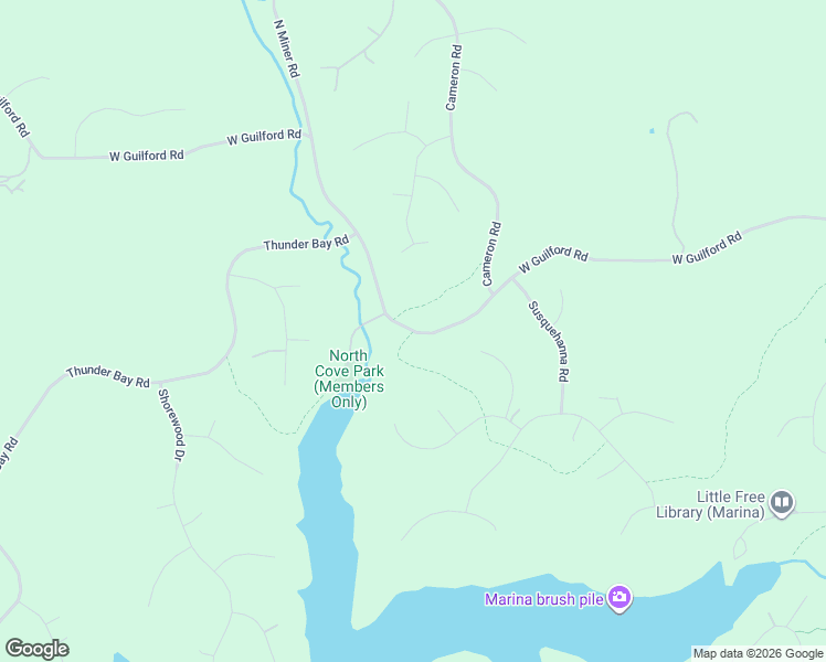 map of restaurants, bars, coffee shops, grocery stores, and more near 5702 West Guilford Road in Galena