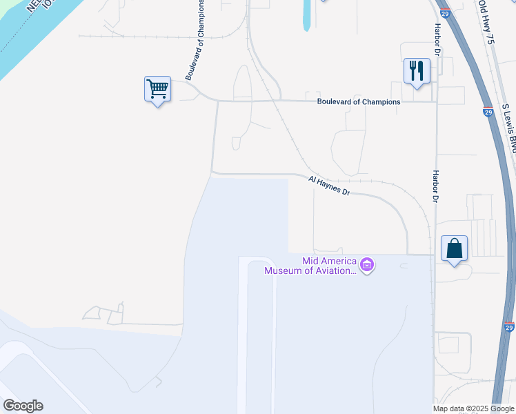 map of restaurants, bars, coffee shops, grocery stores, and more near in Sioux City