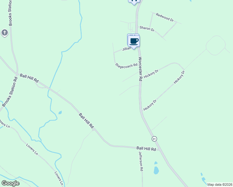 map of restaurants, bars, coffee shops, grocery stores, and more near 16 Birchwood Road in Princeton