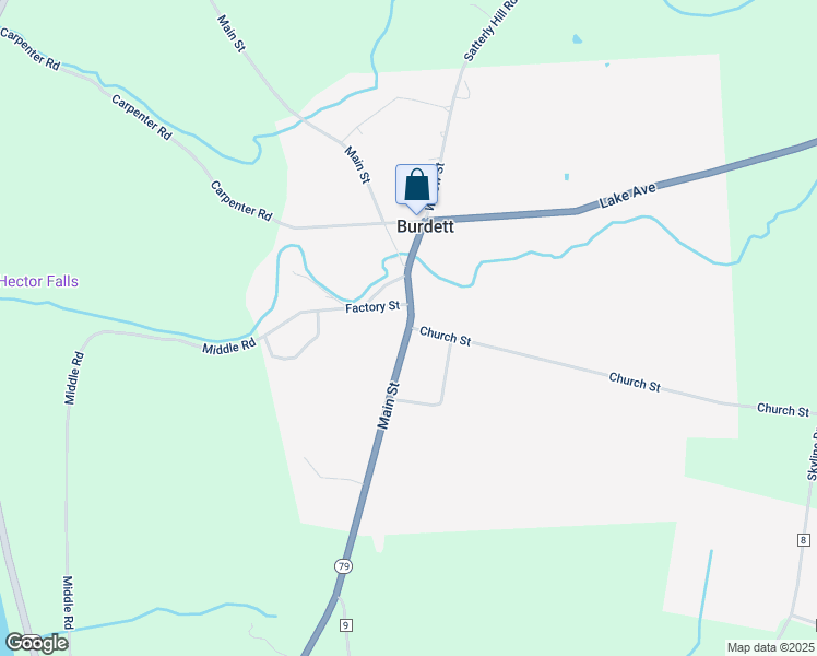 map of restaurants, bars, coffee shops, grocery stores, and more near 3784 Main St in Burdett