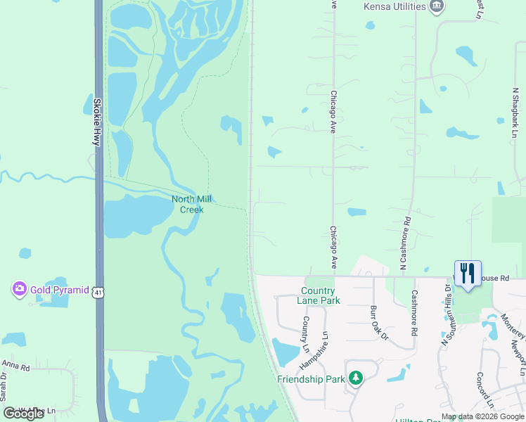 map of restaurants, bars, coffee shops, grocery stores, and more near 15225 Sandy Court in Wadsworth